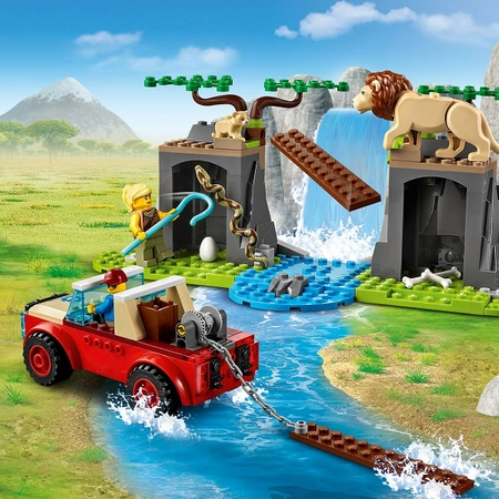 LEGO City Wildlife Terenówka ratowników dzikich zwierząt - 60301