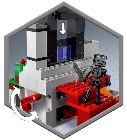 LEGO Minecraft - Zniszczony portal 21172