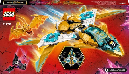 LEGO Ninjago - Złoty smoczy odrzutowiec Zane’a 71770