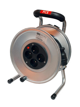 PCE Przedłużacz zwijany jednofazowy na bębnie Jawor 20 m H05RR-F 3x2,5 (ow)