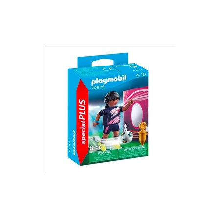 Playmobil Zestaw z figurką Special Plus 70875 Piłkarka z bramką