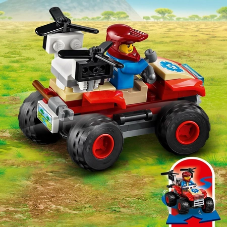 LEGO City - Quad ratowników dzikich zwierząt 60300
