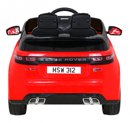Range Rover Velar na akumulator czerwony + Pilot + EVA + Wolny Start + MP3 LED