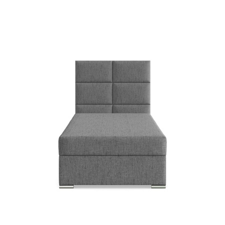 ADAMS Łóżko CALVI kontynentalne 90x200 cm HUGO grafit