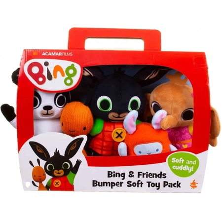 GOLDEN BEAR Zestaw pluszaków Bing i Przyjaciele