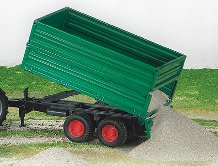 BRUDER Przyczepa dwuosiowa z podwyższonymi burtami