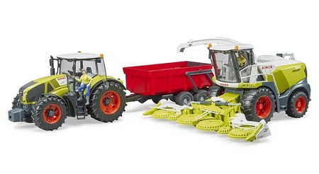 BRUDER 02134 Claas Jaguar 980 Sieczkarnia samojezdna z przyrządem Orbis do zbioru kukurydzy