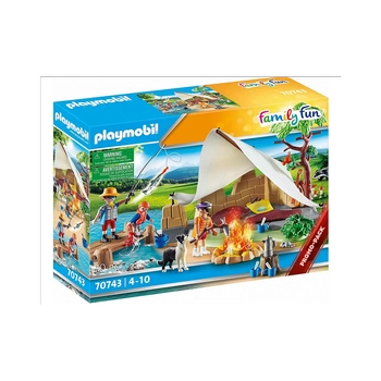 Playmobil Zestaw figurek Family Fun 70743 - rodzina na kempingu