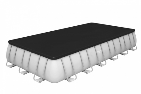 BESTWAY Basen stelażowy Power Steel 732x366x132cm 24x9FT 6w1+ Pompa piaskowa