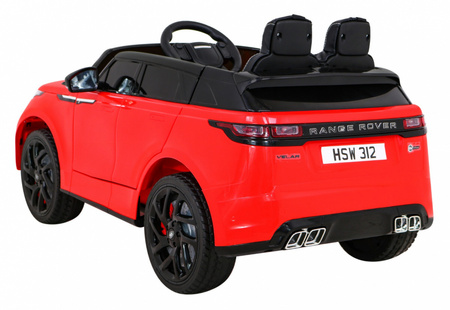Range Rover Velar na akumulator czerwony + Pilot + EVA + Wolny Start + MP3 LED
