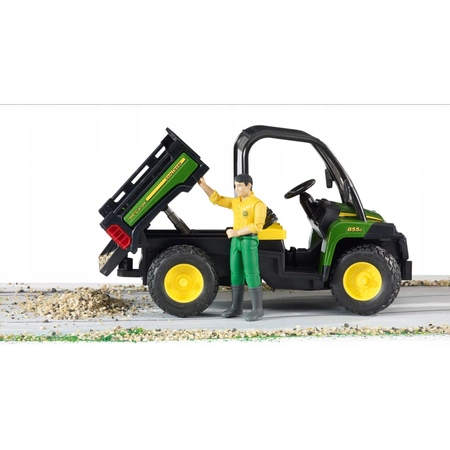 BRUDER Wywrotka John Deere Gator 855D z kierowcą 02490