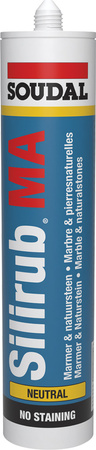 SOUDAL Silikon do kamienia naturalnego Silirub MA 300 ml czarny