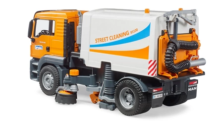 BRUDER 03780 MAN TGS LKW Zamiatarka ulic