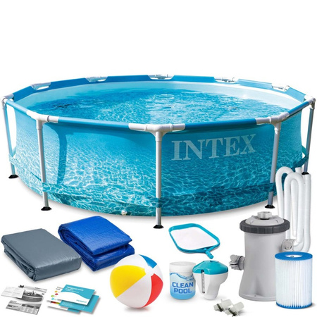 INTEX 28208 Basen stelażowy 305x76 cm 16w1