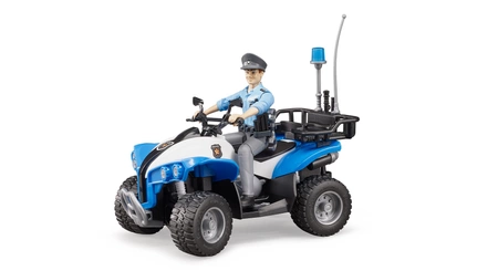 BRUDER 63010 Quad z policjantką i akcesoriami