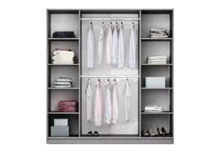 Szafa Rodos 225 dąb wotan z lustrem