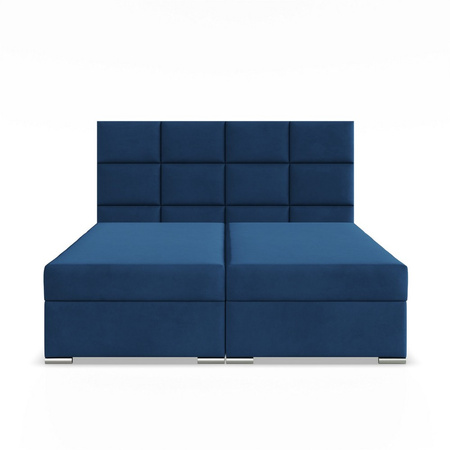 ADAMS Łóżko CALVI kontynentalne 160x200 cm TRINITY morski