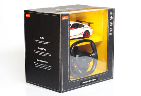 RASTAR Porsche GT3 z kierownicą sterującą R/C 1:14