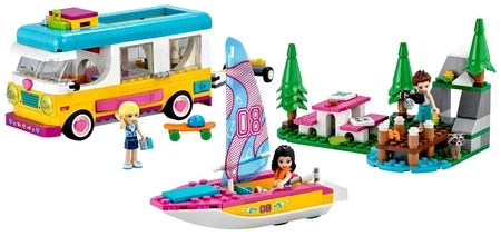 LEGO Friends Leśny Mikrobus kempingowy i żaglówka - 41681