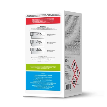GAMIX Chlorowa bojka dozująca 800 g - kompleksowa dezynfekcja wody