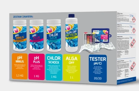 GAMIX Zestaw startowy chemii basenowej 5w1