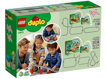LEGO DUPLO - Tory kolejowe i wiadukt 10872
