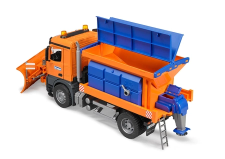 BRUDER 03685 Mercedes Benz Arocs pługo-solarka