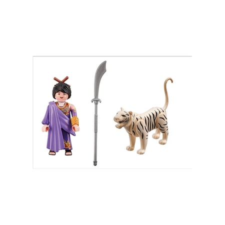 Playmobil Zestaw figurek Special Plus 70382 - Azjatycka wojowniczka z tygrysem