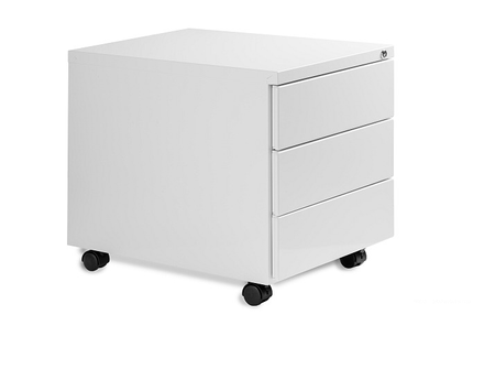 UNIQUE Kontener 424 - trzy szuflady biały