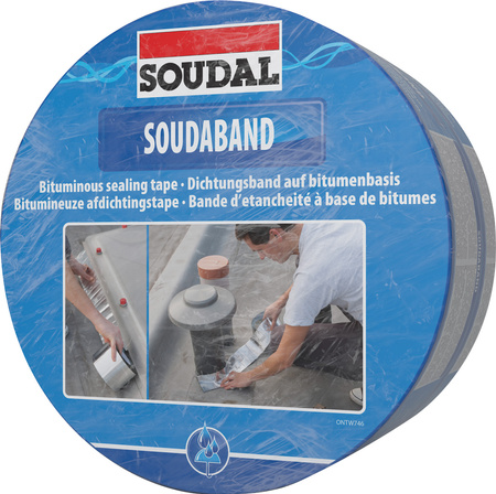 SOUDAL Dekarska taśma uszczelniająca Soudaband ołów (graphit) 30cm x 10m