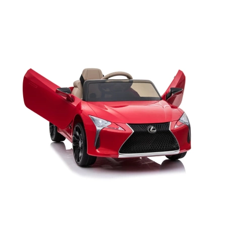 Pojazd na akumulator Lexus LC500 czerwony dla dzieci