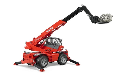 BRUDER 02129 Manitou teleskopowy MRT 2150 z akcesoriami