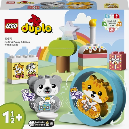 LEGO DUPLO My First - Mój pierwszy szczeniak i kotek 10977
