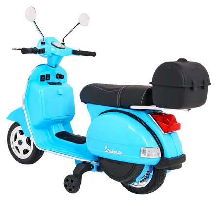 Skuter Vespa elektryczny dla dzieci Niebieski