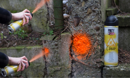 PintyPlus Farba do znakowania fluorescencyjna 360º YELLOW