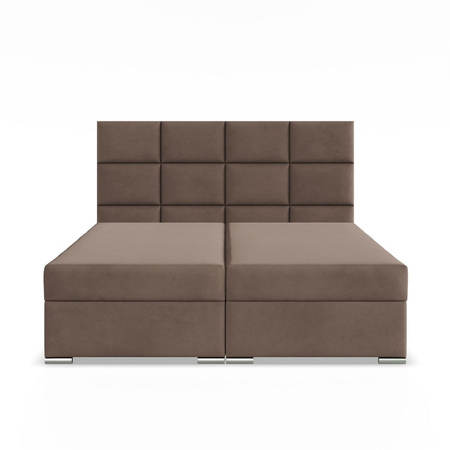 ADAMS Łóżko CALVI kontynentalne 180x200 cm TRINITY kakaowy