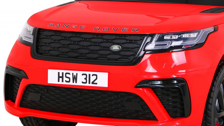 Range Rover Velar na akumulator czerwony + Pilot + EVA + Wolny Start + MP3 LED