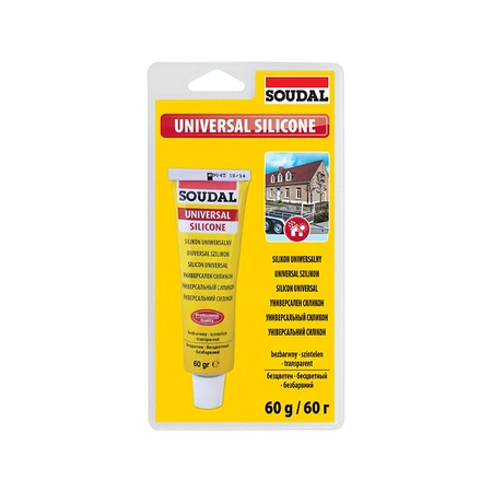 SOUDAL Silikon uniwersalny w tubce 60g biały