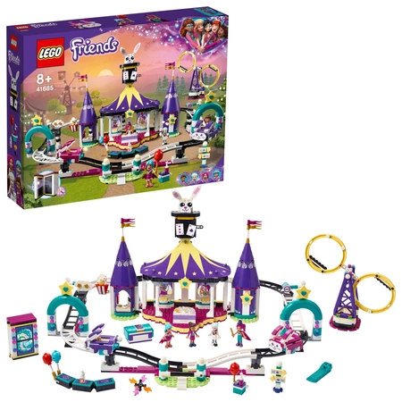 LEGO Friends - Magiczne wesołe miasteczko z kolejką górską 41685