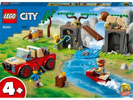 LEGO City Wildlife Terenówka ratowników dzikich zwierząt - 60301