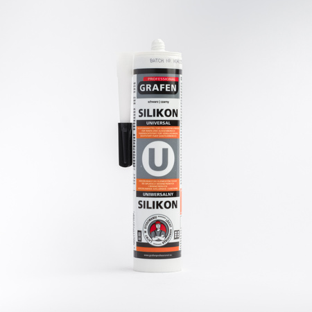 GRAFEN PROFESSIONAL Silikon uniwersalny 280 ml czarny 