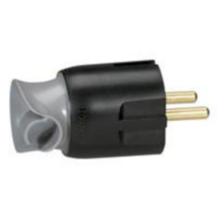 LEGRAND Wtyczka 2P+Z-16a czarna obrotowa 050173