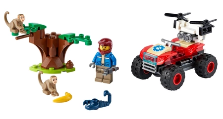LEGO City - Quad ratowników dzikich zwierząt 60300
