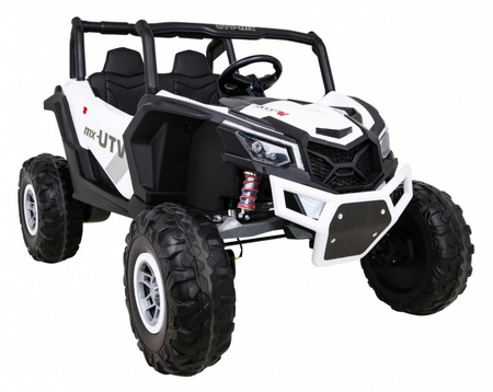 Pojazd Buggy UTV-MX na akumulator biały / napęd 4x4 dla dzieci