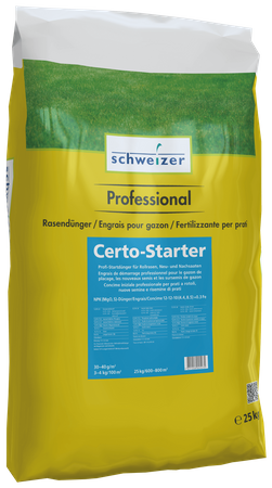 SCHWEIZER Nawóz Certo - Starter, 12-12-10 +4.4MgO, 50 % udział długotrwały (N), 25 Kg