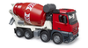 BRUDER Mercedes Benz Arocs Betoniarka czerwona 03655