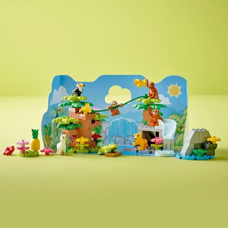 LEGO DUPLO Town - Dzikie zwierzęta Ameryki Południowej 10973
