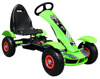 Duży Gokart pompowane koła zielony - F618.ZIE