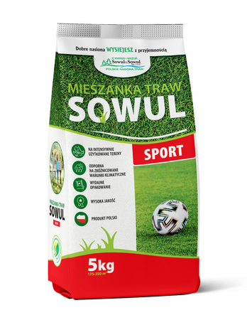 SOWUL&SOWUL Mieszanka traw gazonowych Sport - worek 5kg