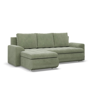 ADAMS Narożnik FORESTA z leżanką POSO 47 oliwkowy